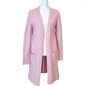 Cozy Cotton Candy Pink Long Cardigan Sweater – Good Luck Gem